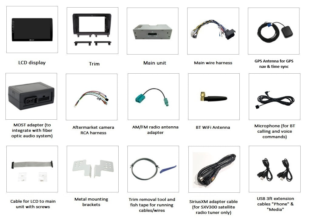 Dynavin D9-DF432 Multimedia Stereo System for Mercedes ML Class 2005-2011 and GL 2006-2012 w/Premium Audio + MOST Adapter