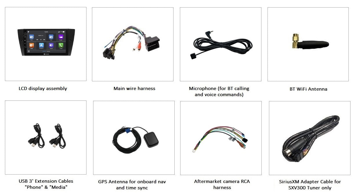 Dynavin D9-E90 Multimedia Stereo System for BMW 3 Series 2006-2013 (E90-E93) w/Standard Audio