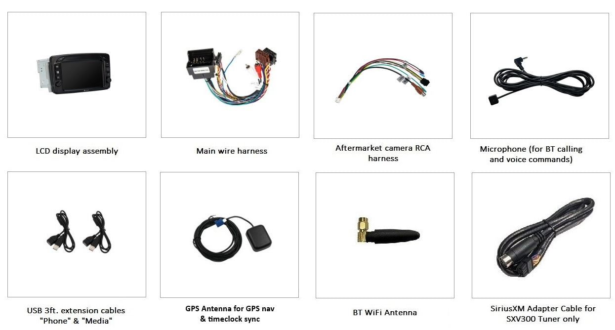 Dynavin D9-MC2000 Multimedia Stereo System for Mercedes C Class 2000-2004, CLK 2002-2004, G Class 2000-2006 w/standard audio