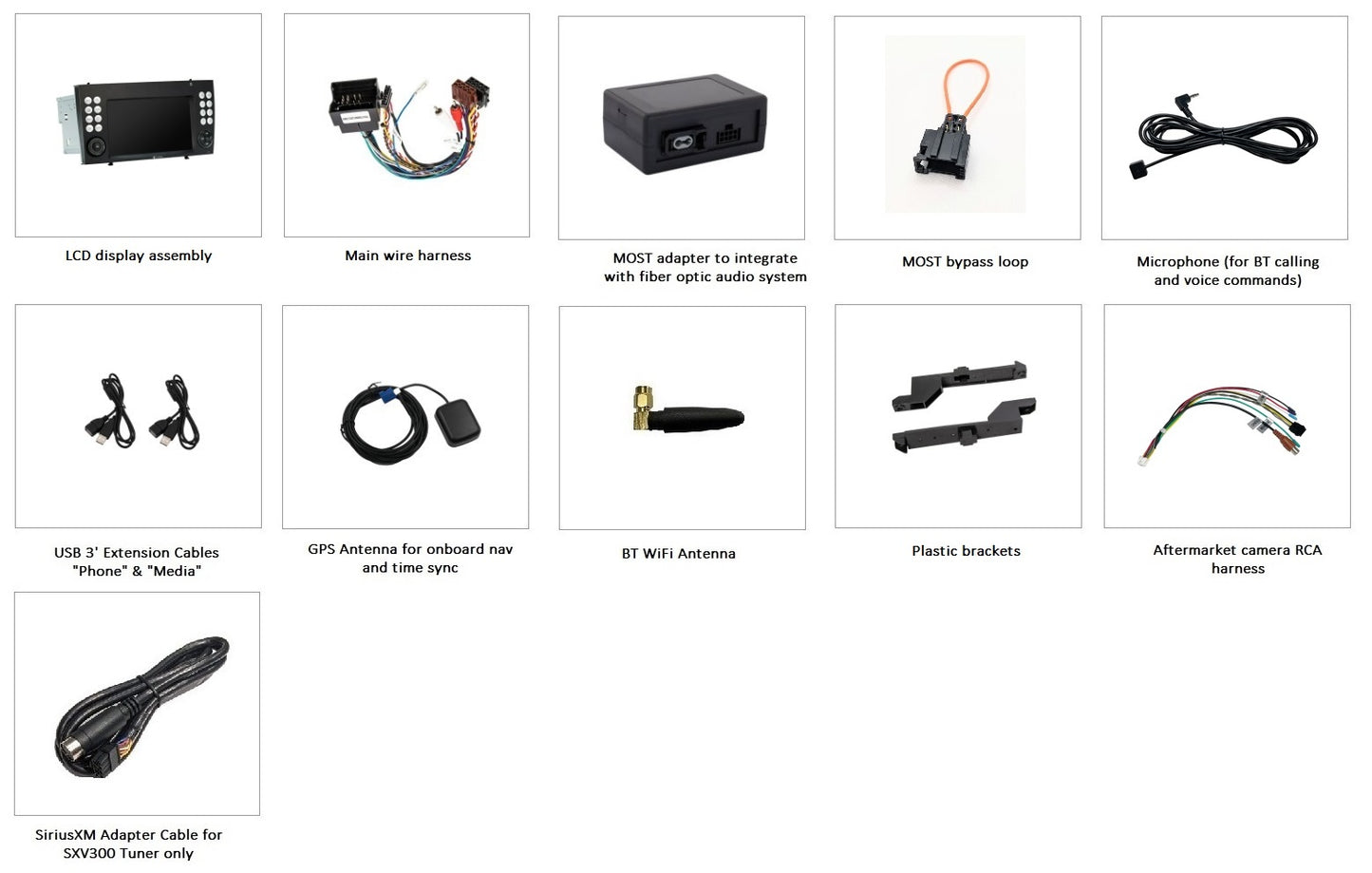 Dynavin D9-SLK Multimedia Stereo System for Mercedes SLK 2004-2010 + MOST adapter