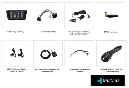 [OPEN BOX] Dynavin 8 D8-E90 Plus Radio Navigation System for BMW 3 Series 2006-2013 (E90-E93) w/Standard Audio